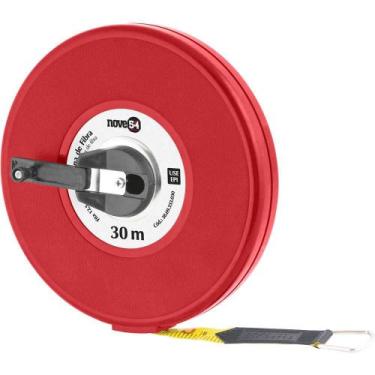 Imagem de Trena Longa com Fibra De Vidro 30m X 12,5mm Corpo Fechado NOVE54 By Vo