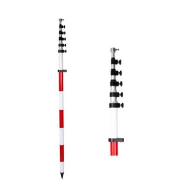 Imagem de Bastão De 8 Metros P/ Gps C/ Trava Borboleta - GeoT