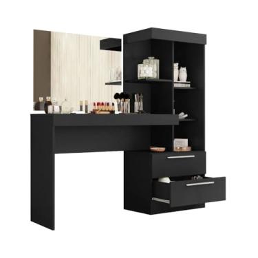 Imagem de Escrivaninha Penteadeira Notável Móveis Preta