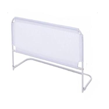 Imagem de Grade de Segurança Universal para Cama Adulto e Infantil - Tela Protetora Anti-quedas Dobrável com Instalação Sem Ferramentas(BRANCA 54X68)