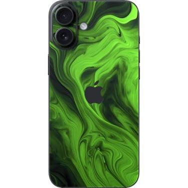 Imagem de Razer Skin: iPhone 16 Plus - Full Wrap - Premium 3M Cast Vinyl - Scratch Resistant - Unique Designs & Finishes - Easy Application - Acid Sludge