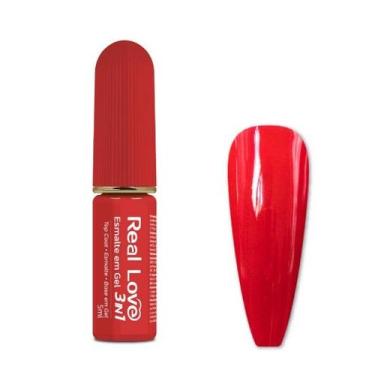 Imagem de Esmalte em gel 3 em 1 5ml cor 49 real love