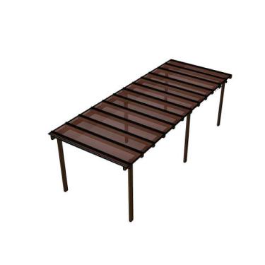 Imagem de Kit Policarbonato Bronze 6mm 8,00m x 6,00m - Perfis Naturais - RM Poli