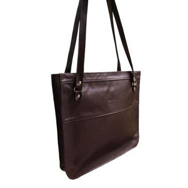Imagem de Bolsa De Ombro Feminina De Couro Bolsas De Luxo Alta Qualidade - Kenia
