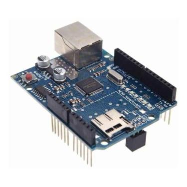 Imagem de Módulo Ethernet Shield - W5100 Homologação: 20121300160 - OEM