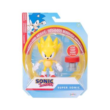 Imagem de Sonic - Boneco 10cm Super Sonic Com Mola