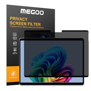 Imagem de Protetor de Tela de Privacidade Magnética MEGOO para Surface Pro 12" (2025), Removível, Anti-Espionagem, Anti-Reflexo, Filtro de Luz Azul e UV