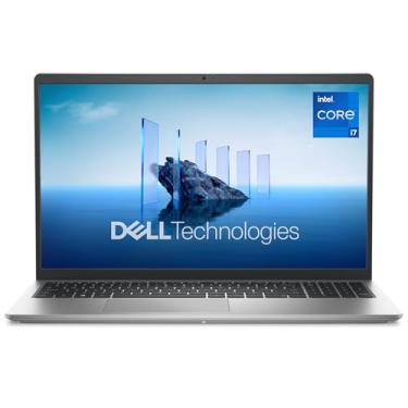 Imagem de Dell 15 laptops DC15250-39.6 cm FHD 120Hz Display, Intel Core i7-1355U 13ª geração, 16GB DDR4 RAM, 512GB SSD, Intel UHD Graphics, Windows 11 Home, serviço no local - Platinum Silver