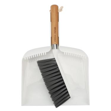 Imagem de BRUSH FAMILY Conjunto de pá e escova, vassoura de mão pequena e conjunto de pá de poeira para mesa, casa, cozinha, acampamento