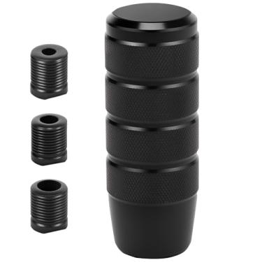 Imagem de KHZSPP Manípulo de câmbio, 95 mm/3,74" Alumínio Ponderado Manípulos Manual de Câmbio de Engrenagem com 3 Adaptadores Roscados M8 M10 M12 x 1,25 para Veículo de Transmissão Manual