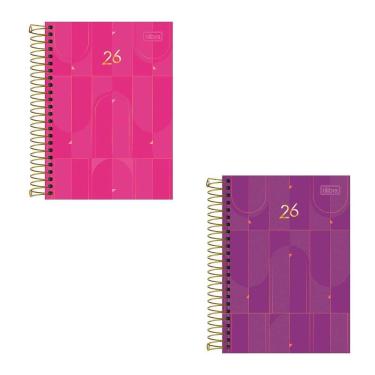 Imagem de Agenda executiva diária Spot 1/4 Feminina 2026 Tilibra