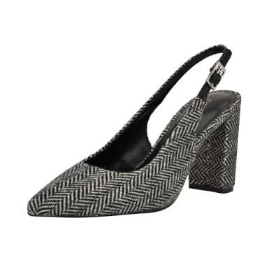 Imagem de Tommy Hilfiger Sapato feminino Azalee, Preto Multi 001, 37