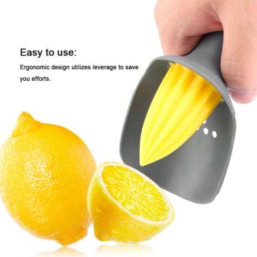 Imagem de Espremedor manual de limão e laranja, material PP de qualidade alimentar