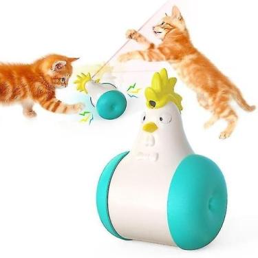 Imagem de Brinquedos para gatos elétrica multifuncional com som tumbler brinqued