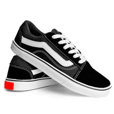 Imagem de Tenis Feminino Casual Old Skol Orks Unissex Skate, Preto branco, 40