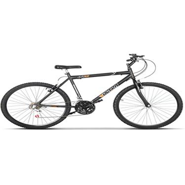 Imagem de Bicicleta de Passeio Ultra Bikes Esporte Aro 26 Reforçada Freio V-Brake – 18 Marchas Preto Fosco