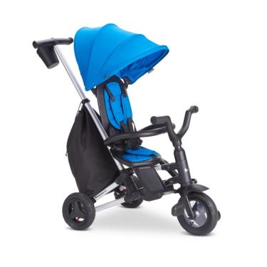 Imagem de Triciclo Infantil para Passeio com Assento Ajustável 8 Estágios, Idade Recomendada 6 Meses a 5 Anos, JOOVY 1100, Azul