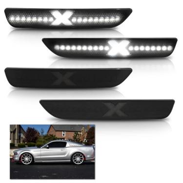 Imagem de Bestview Luz de marcador lateral compatível com Ford Mustang 2010 X-style