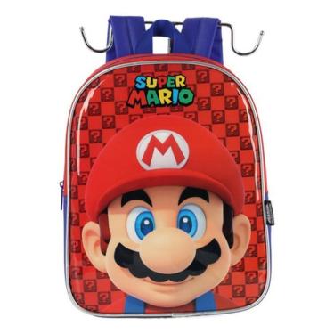Imagem de Mochila De Costas Pequena Creche Petit  Super Mario