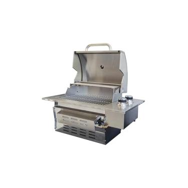 Imagem de Churrasqueira de Embutir a Gás Chaleur Brasil – 2 Queimadores, Inox 430, Sem Fumaça, Ideal para Cozinhas Gourmet e Varandas