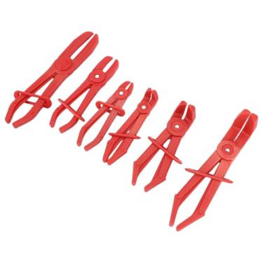 Imagem de Generic Alicate de Braçadeira de Mangueira de Nylon de Plástico Conjunto Ferramenta de Travamento Seguro para Reparo Automotivo, Ideal para 6 Peças de Mangueiras de Gás do Radiador do Refrigerador