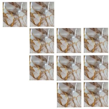 Imagem de Placa Adesiva Marmore 3D Kit 10 uni Papel de Parede Autocolante Obra Reforma Casa Ambiente Moderno Quarto Sala