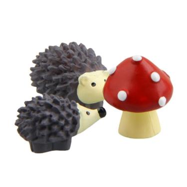 Imagem de Escultura de jardim Cachorro fofo em resina de cavalo de balanço de 1,2 a 2 cm