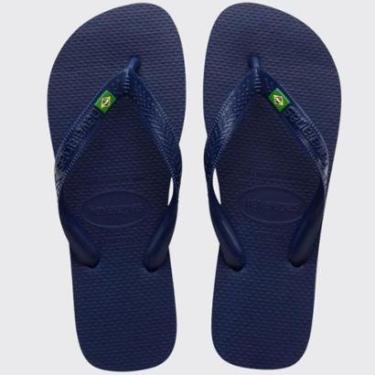 Imagem de Chinelo Masculino de Dedo Casual Havaianas Brasil 4000032-Masculino
