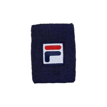 Imagem de Munhequeira Fila Player Longa com 02 Unidades 4x4 Marinho