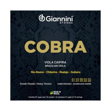 Imagem de Encordoamento giannini gesvp viola cobre prateado pesado