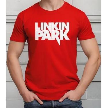 Imagem de Camiseta Camisa Algodão Feminina Masculina Adulto Banda de Rock Linkin