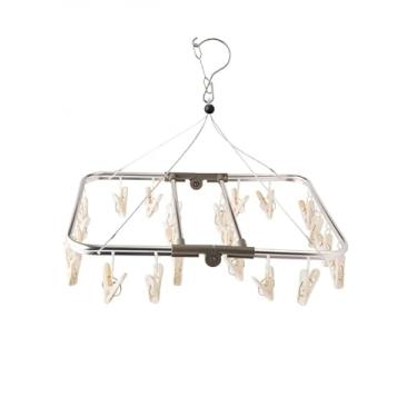 Imagem de Varal Dobrável Para Roupas Intimas/Delicadas Com 24 Prendedores