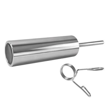 Imagem de Disjest Extensor de pino de pilha de peso para máquina de cabo de academia, pino de extensão de 10 mm, permite placas de peso olímpico adicionais, feito de aço durável, acessório de equipamento de