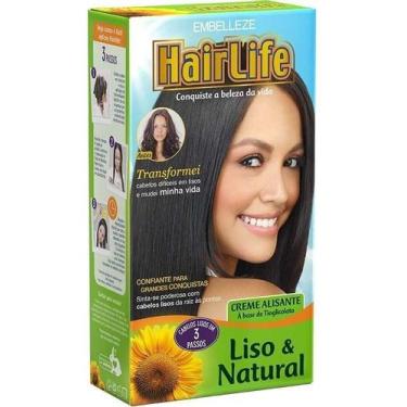 Imagem de ALISANTE HAIRLIFE 160GR LISO NATURAL FORTE - Alisamento Eficaz para Ca