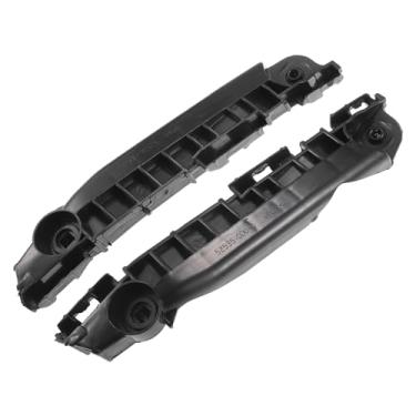 Imagem de INFINAUTO Suporte de para-choque, lado esquerdo e direito, suporte de retenção de para-choque dianteiro N° 525360D040/525350D040 para Toyota Yaris 2006-2009 ABS plástico preto, 1 par