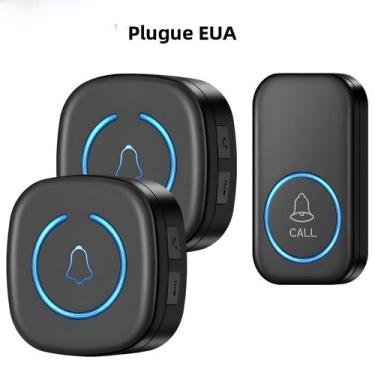 Imagem de Campainha Sem Fio Inteligente 300M Remota 60 Melodias Campainha De Boa