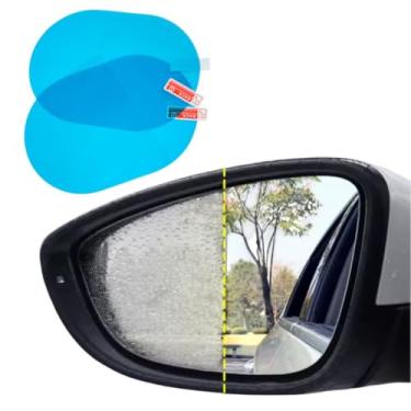 Imagem de Kit 2 Película Anti Chuva Espelho Retrovisor Carro Reflexo