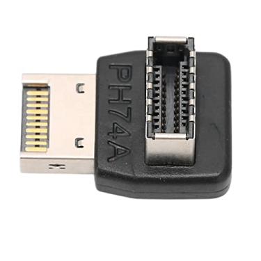 Imagem de Generic Adaptador Usb3.1 TYPE-E Conector de Velocidade Total de Transmissão de Sinal Estável para Placa-mãe de Computador Adequado para Divisor Usb Material Abs (PH74A)