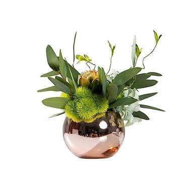 Imagem de Árvore artificial para ambientes internos simulação de flor verde planta bonsai sala de estar decoração floral mesa de jantar enfeites de flores falsas árvore falsa