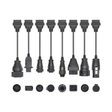 Imagem de Conjunto De 8 Cabos OBD Para Ferramentas De Diagnóstico De Carros E Ca