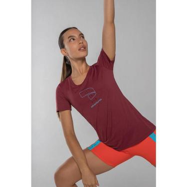 Imagem de T-shirt Alto Giro Skin Fit Insp Red Plum-Feminino