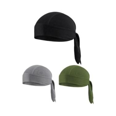 Imagem de Balaclava De Malha Respirável Estilo Pirata Para Ciclismo: Capa De Cap