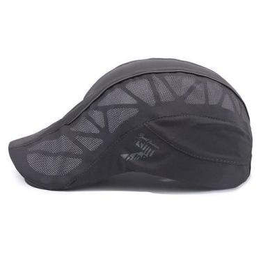 Imagem de Cap Sporty Flat Cap para homens e mulheres poliéster 150g - Yiweisai