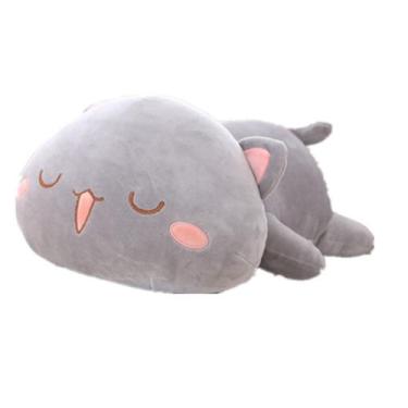 Imagem de Boneca de pelúcia Grey Cat 35 cm para presente infantil - Yiweisai