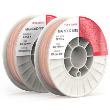 Imagem de Alambre de Soldadura YESWELDER ER70S-6 0.9mm 2x4.5kg Carretes