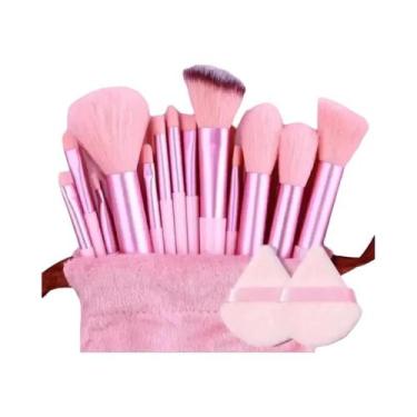 Imagem de Conjunto De Pincéis De Maquiagem Profissionais Macios E Fofos Para Bas