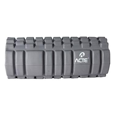 Imagem de Acte Sports Rolo de Liberação Miofascial Massagem Rigido 33cm Cinza e Branco T141-C