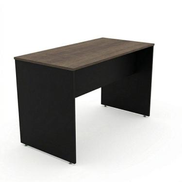 Imagem de Mesa para Escritório 120x60cm Studio Nogueira Lamina/preto Nogueira Lamina/Preto