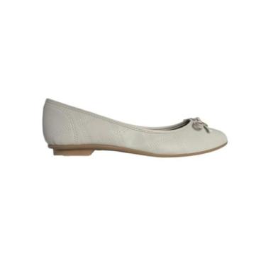Imagem de Sapatilha Feminina Moleca Napa Sardenha Neo Confortável Casual, Branco
