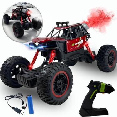 Imagem de Carrinho De Controle Remoto Brinquedo 4x4 Subida Na Terra - - Europio,